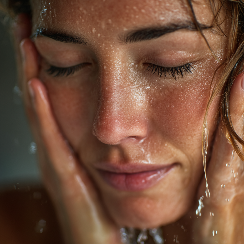 Cleanse your face